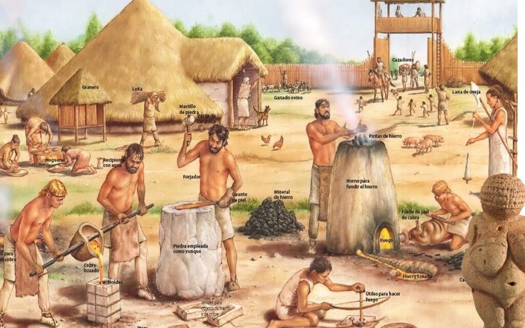 Las etapas de la Edad de los metales: cobre, bronce y hierro